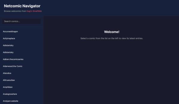 Netcomic Navigator screenshot